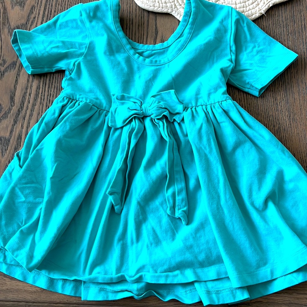Ruffle Butts 2T Bow Back Dress